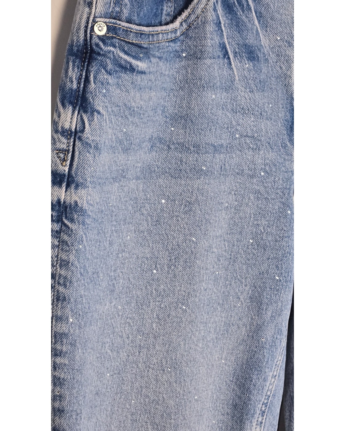 edgely™ High Rise Sparkle Ankle Slim Straight Jean