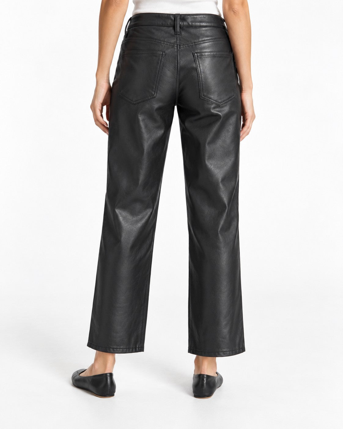 American Eagle Vegan Leather High-Waisted Pant