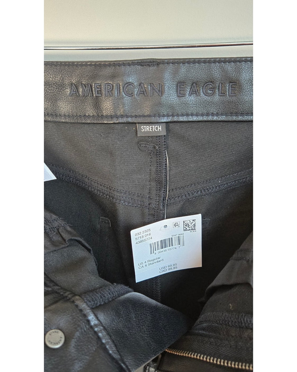 American Eagle Vegan Leather High-Waisted Pant