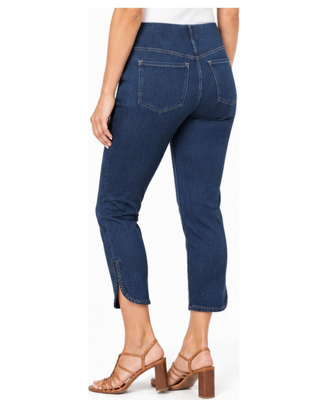 DG2 by Diane Gilman Super Stretch Knit Denim Crop Jean