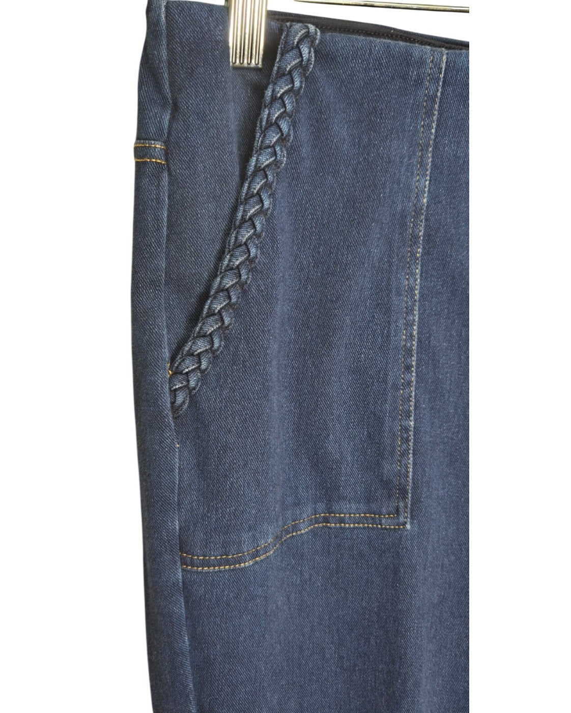 DG2 by Diane Gilman Super Stretch Knit Denim Crop Jean