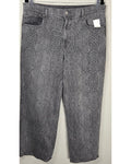 American Eagle Printed Wide Leg Jeans