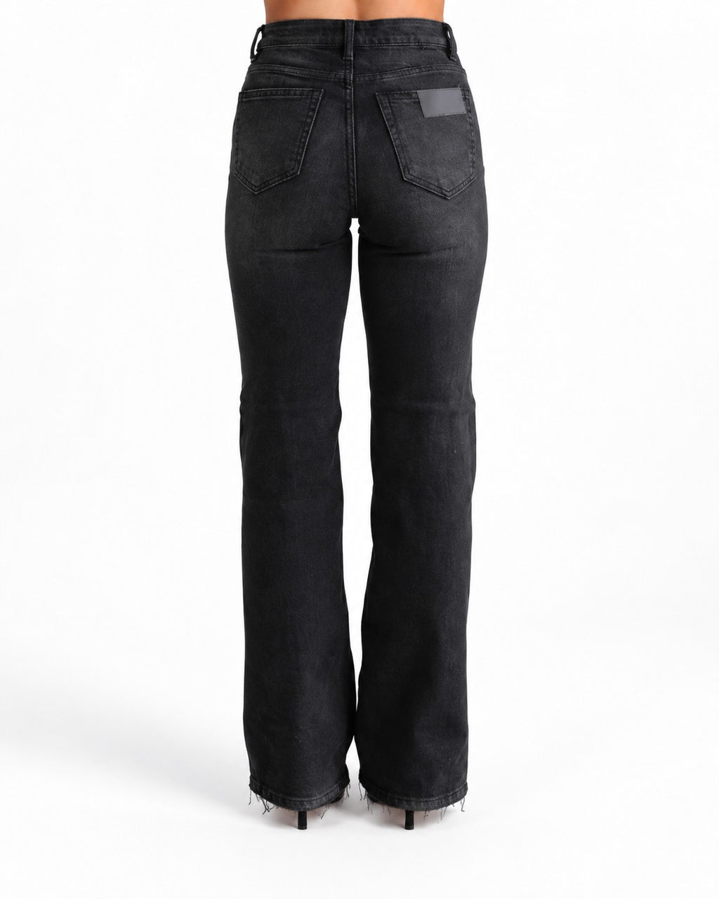 Risen Wide Leg Jeans