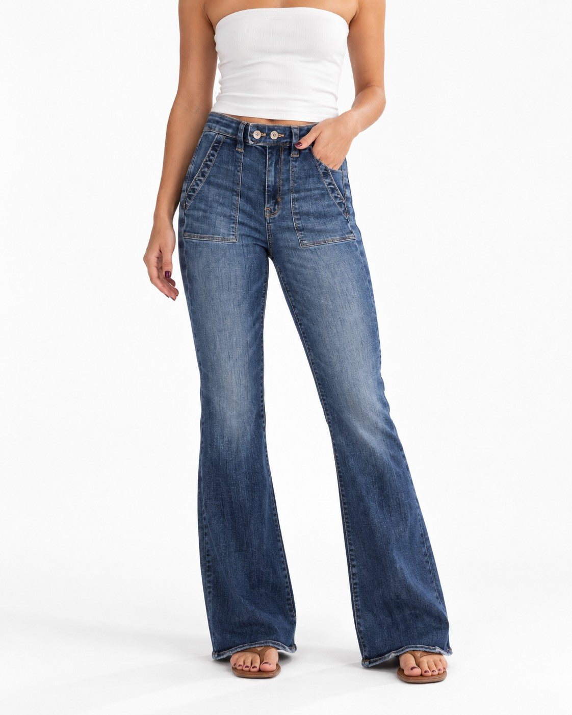 AE Super High-Waisted Flare Jean