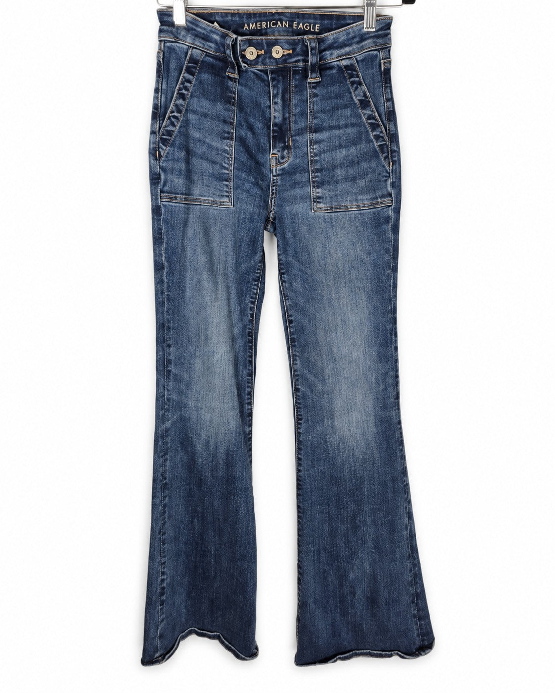 AE Super High-Waisted Flare Jean