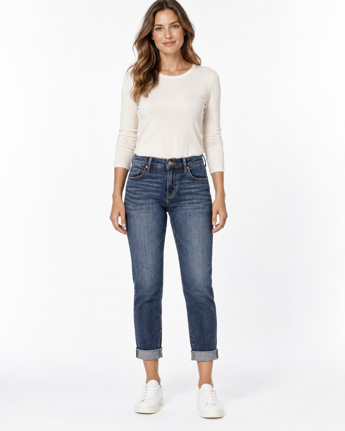 KUT from the Kloth Amy Crop Straight Leg Jeans