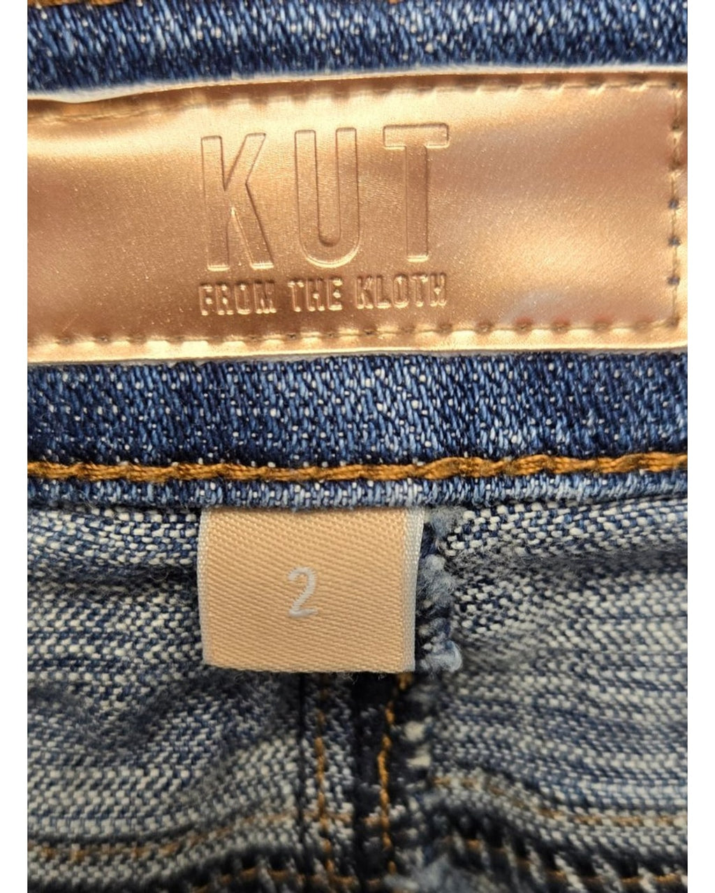 KUT from the Kloth Amy Crop Straight Leg Jeans