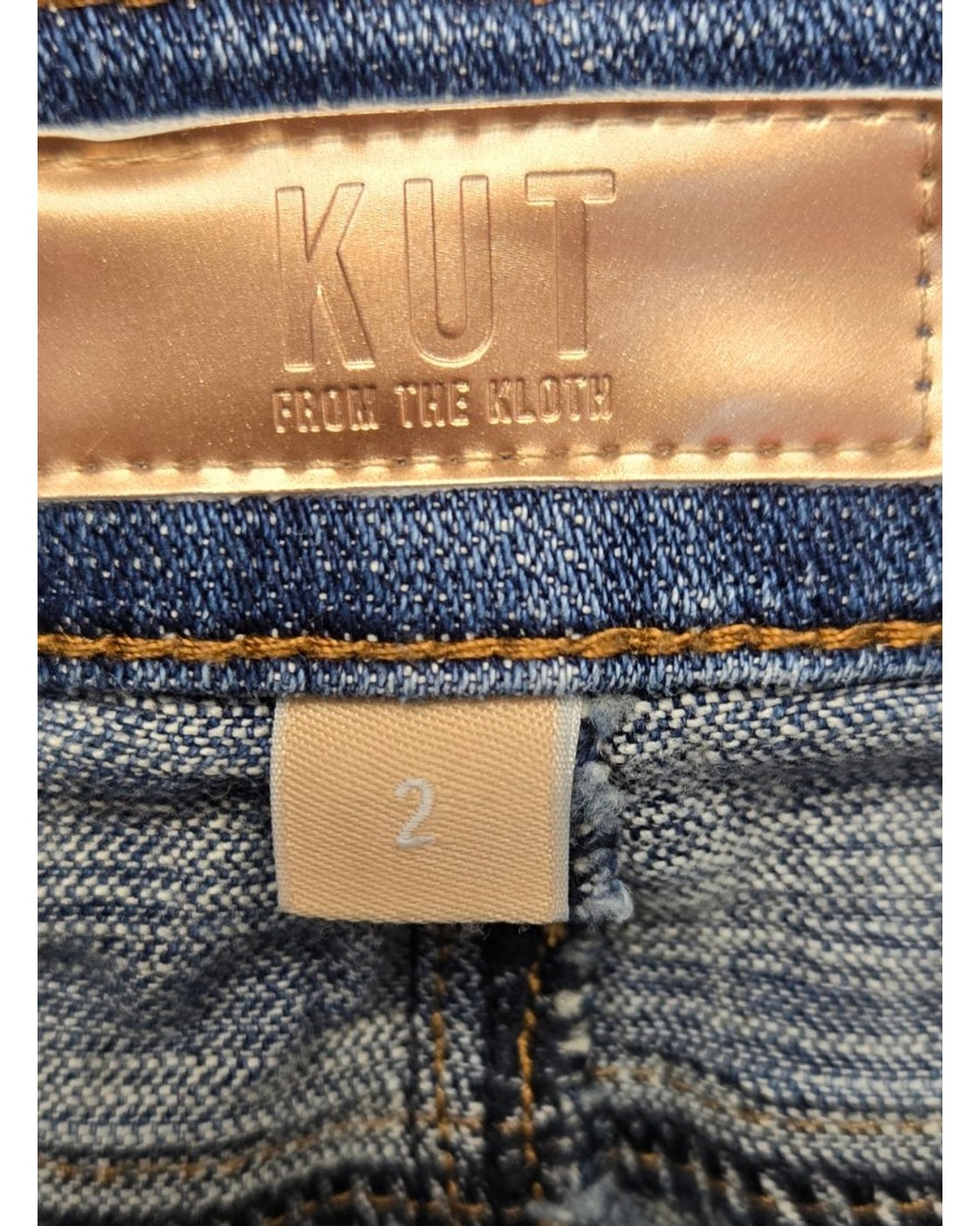KUT from the Kloth Amy Crop Straight Leg Jeans