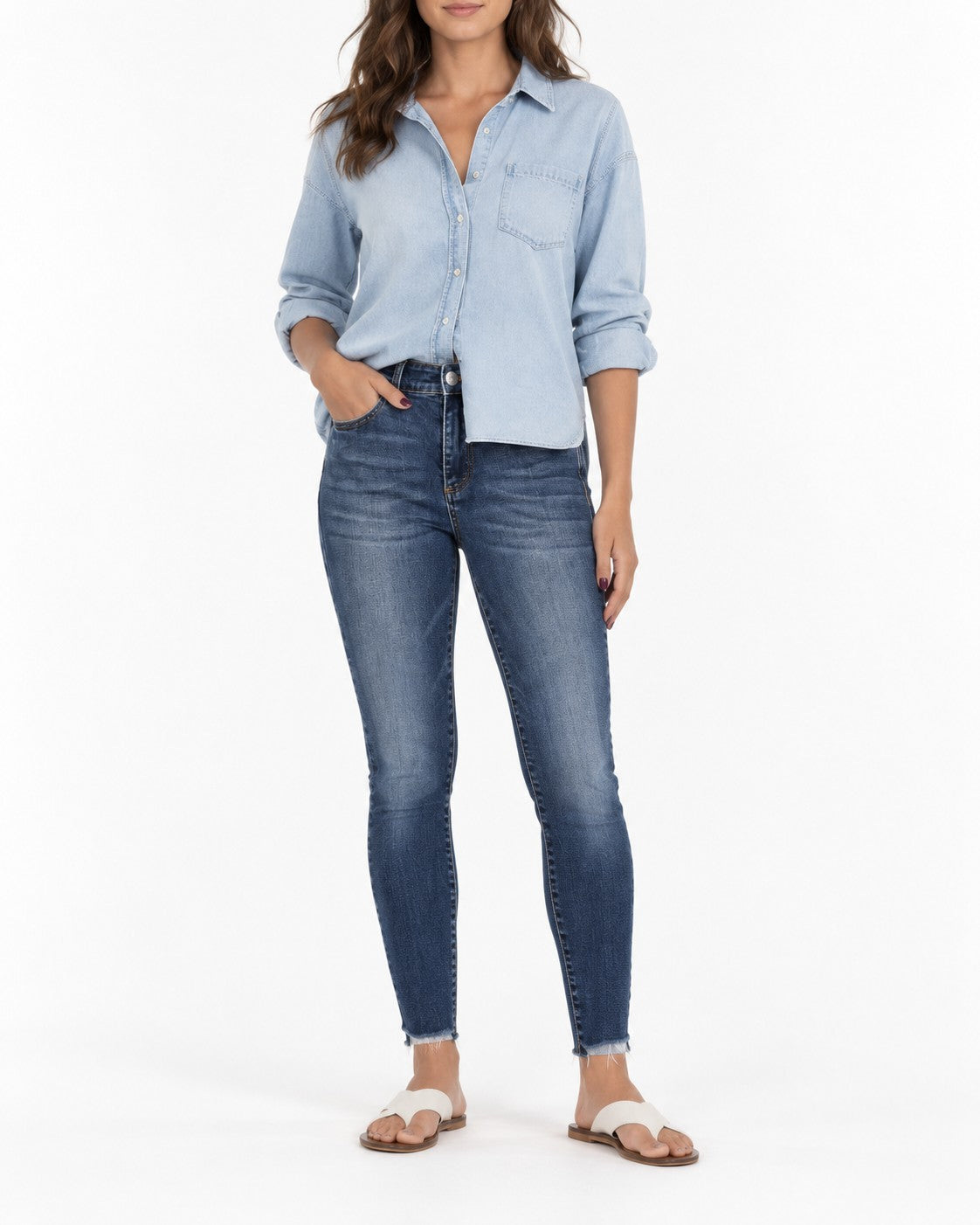 KUT from the Kloth Connie High-Rise Ankle Skinny Jeans