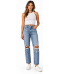 American Eagle Distressed Straight Jeans