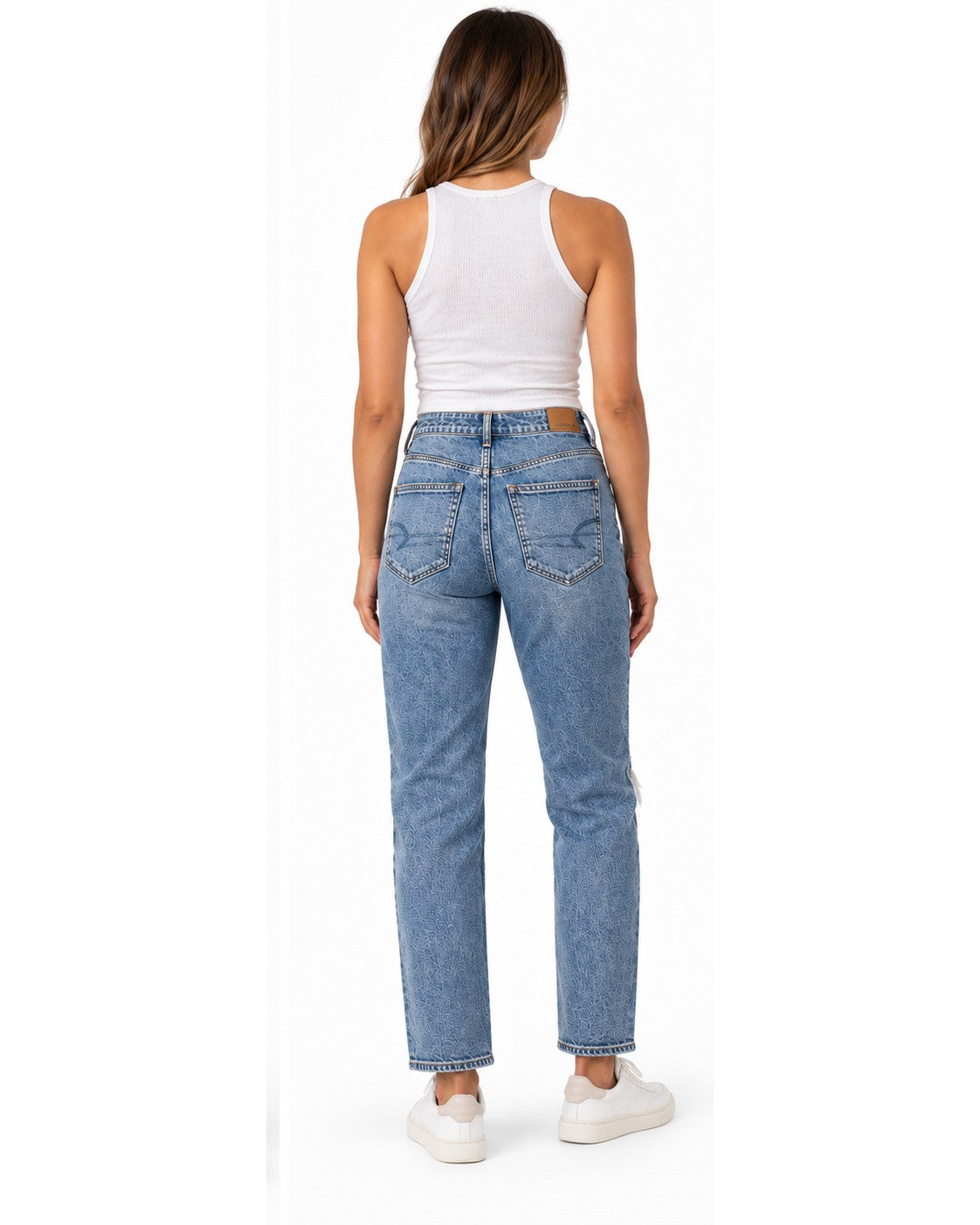 American Eagle Distressed Straight Jeans