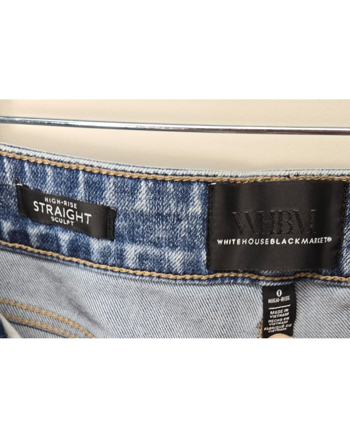 High-Rise Sculpt Straight Jeans