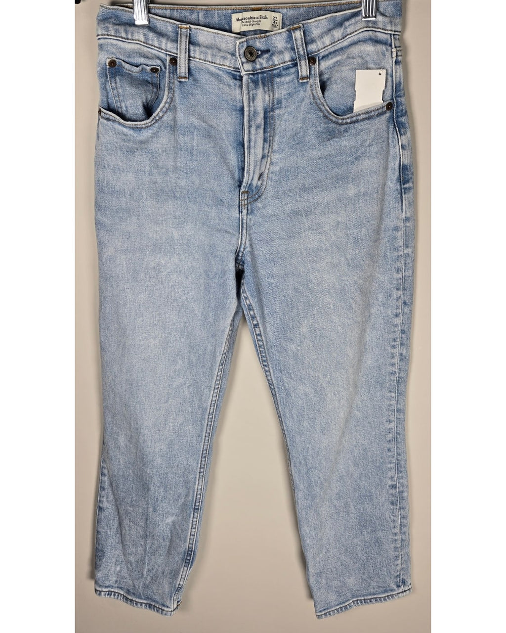 Abercrombie & Fitch The Ankle Straight Ultra High Rise