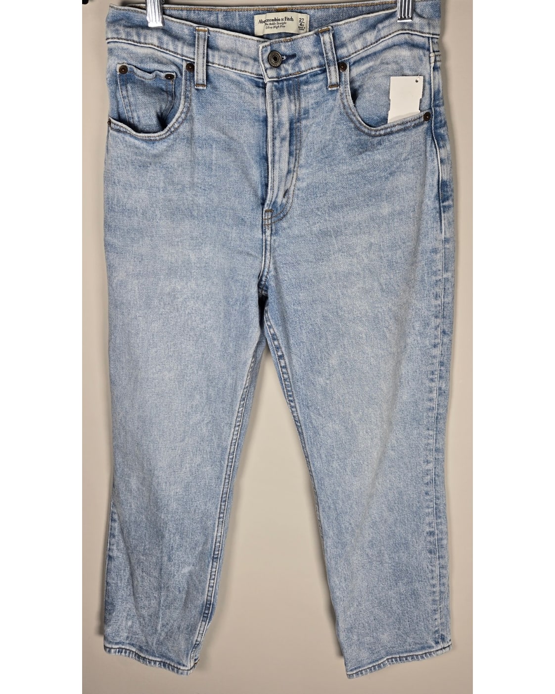 Abercrombie & Fitch The Ankle Straight Ultra High Rise