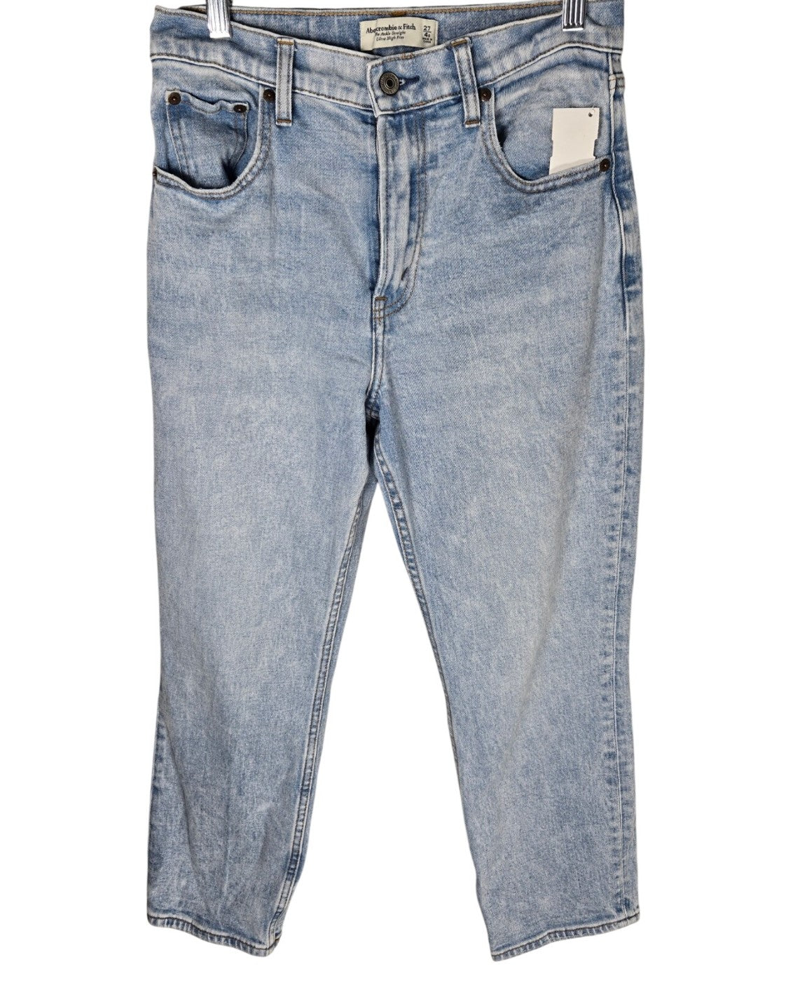 Abercrombie & Fitch The Ankle Straight Ultra High Rise, size 27 – photo 4