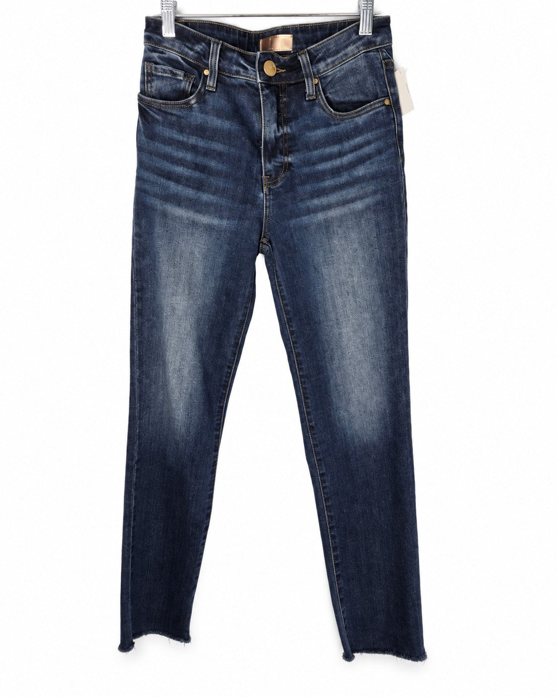 KUT from the Kloth Reese Fab Ab High Waist Ankle Slim Straight Leg Jeans