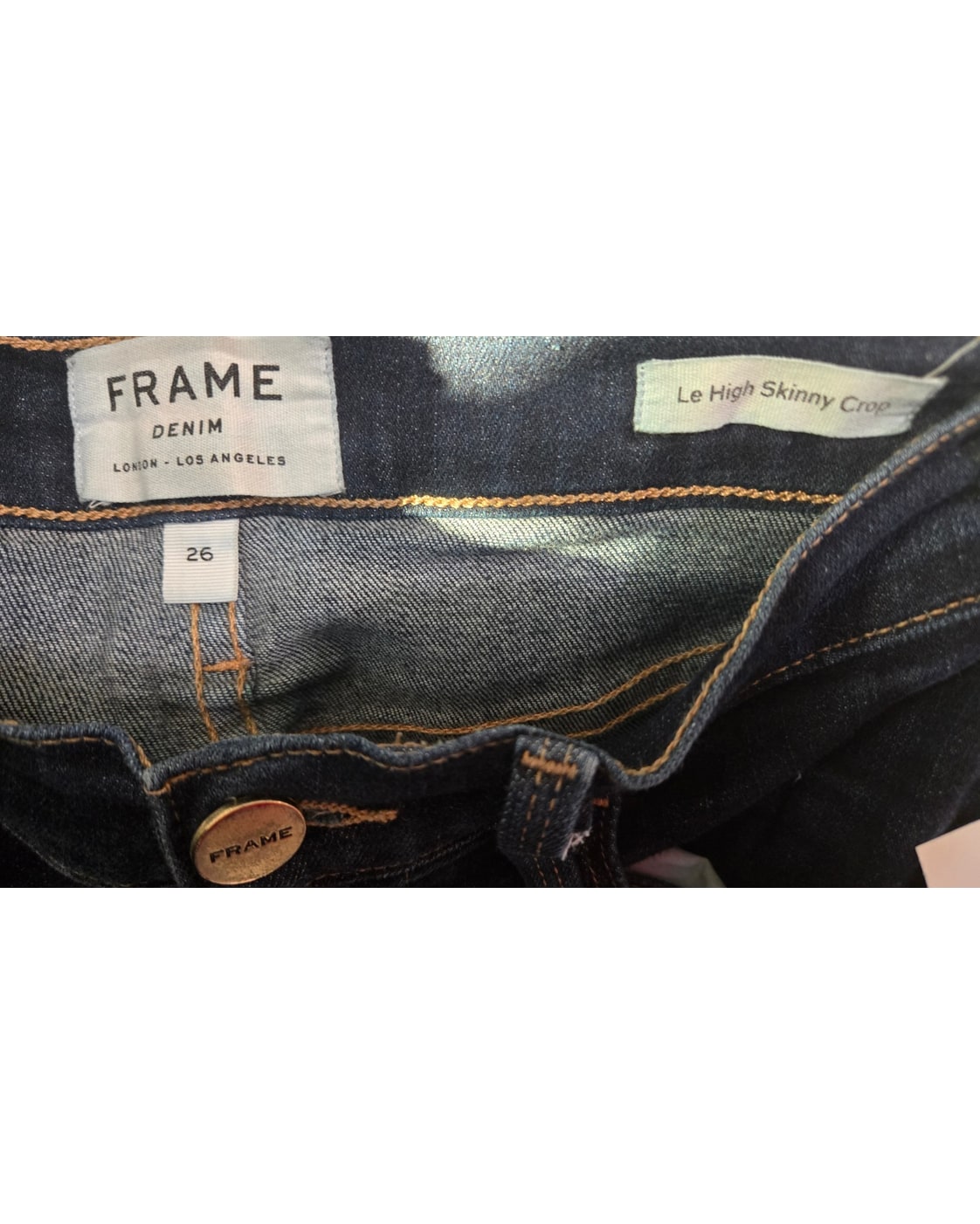 Frame Le High Skinny Crop