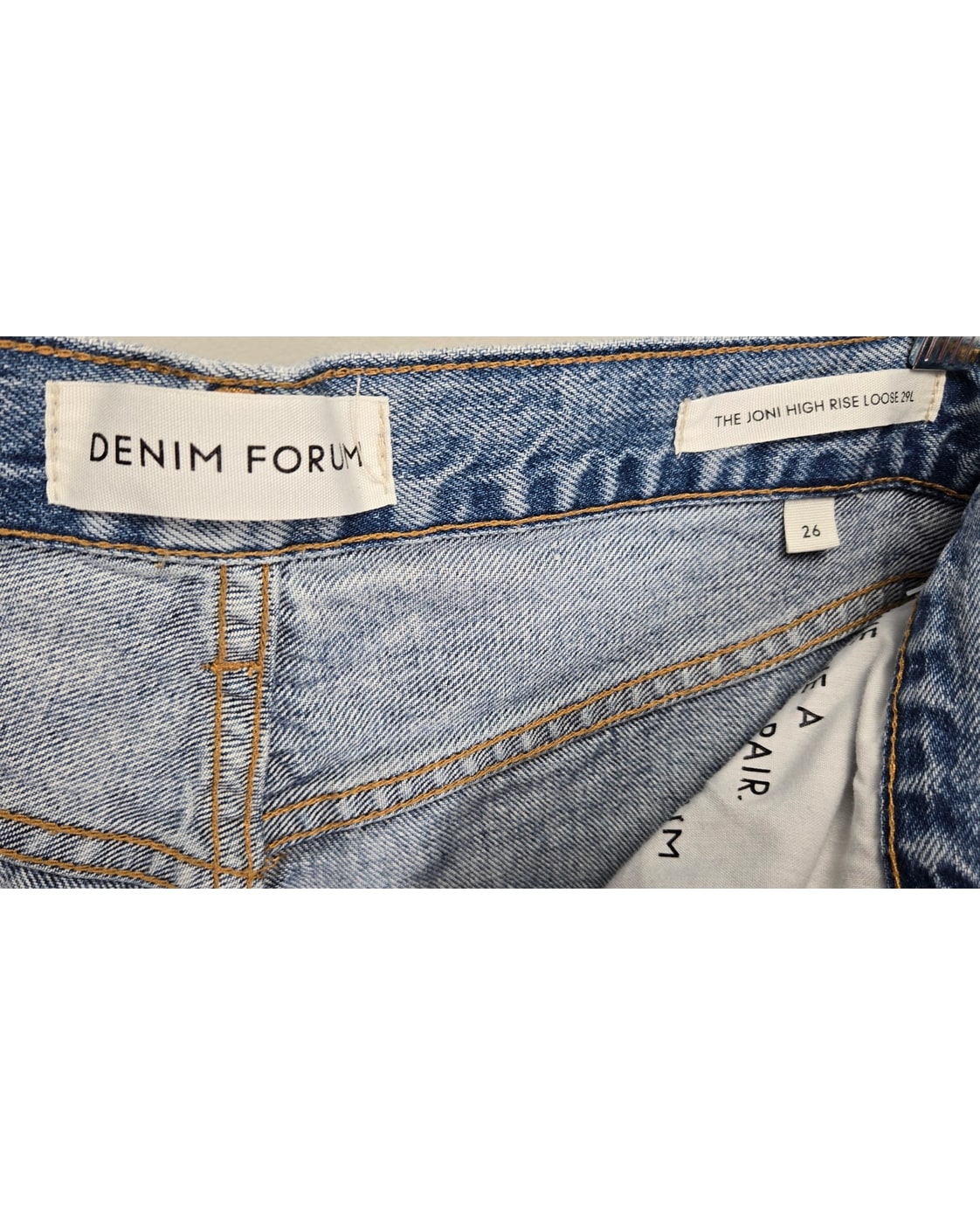 Denim Forum The Joni High Rise Loose