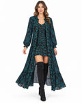 cabi Autumn Maxi Dress With Duster