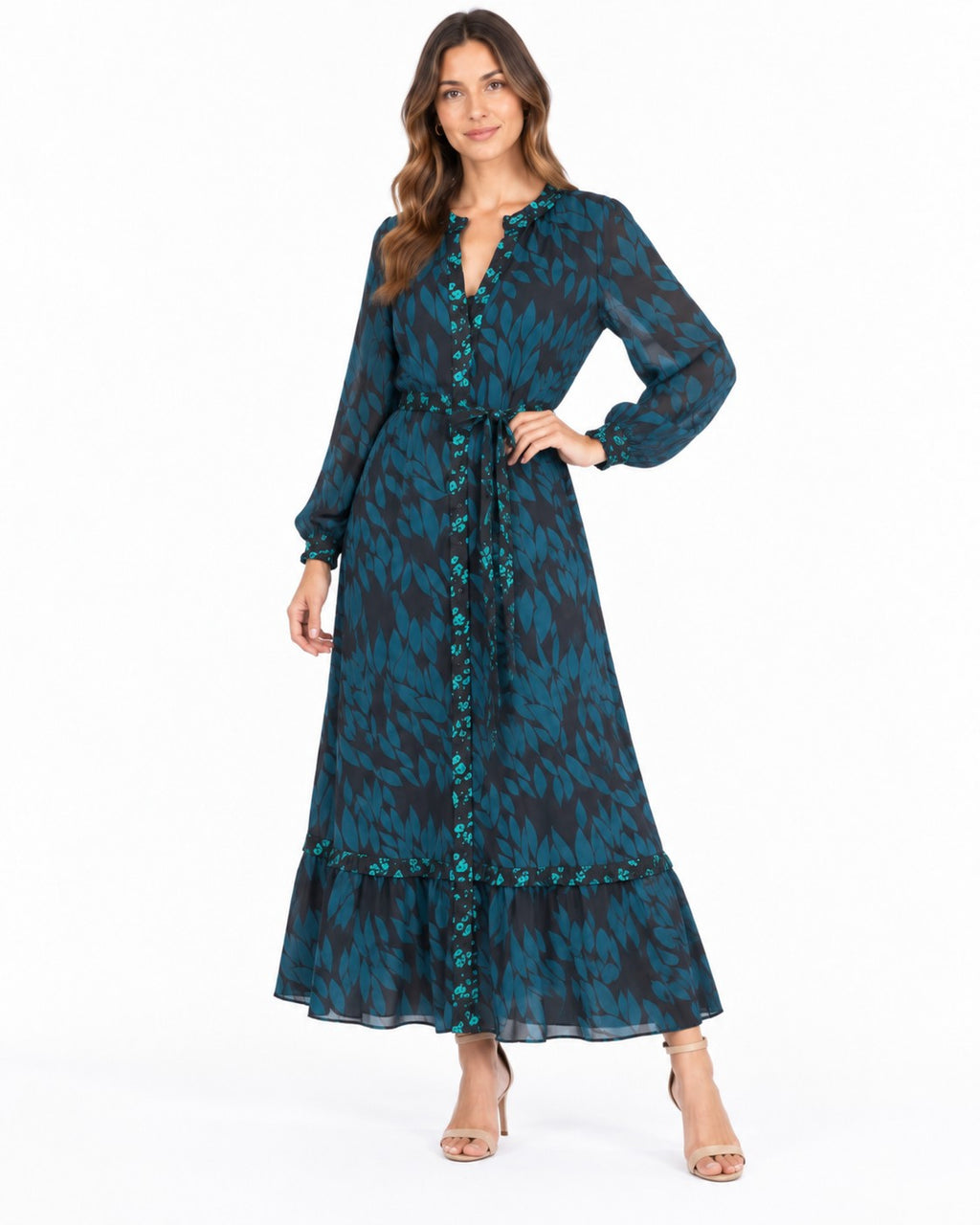 cabi Autumn Maxi Dress With Duster