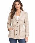 cabi Windowpane Plaid Blazer