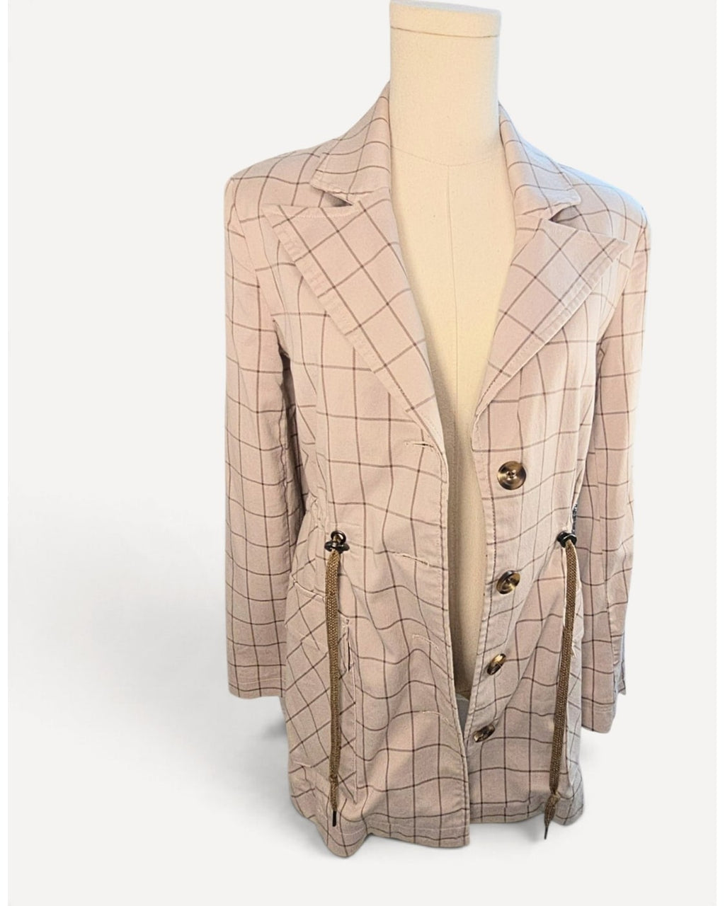 cabi Windowpane Plaid Blazer