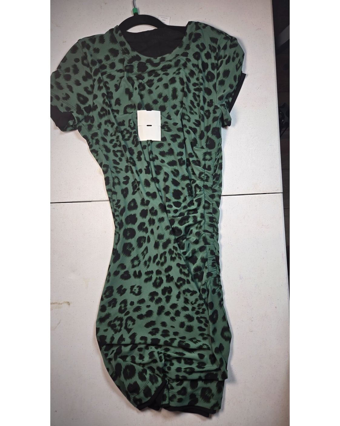 cabi Leopard Print Midi Dress