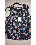 cabi Abstract Floral Blouse