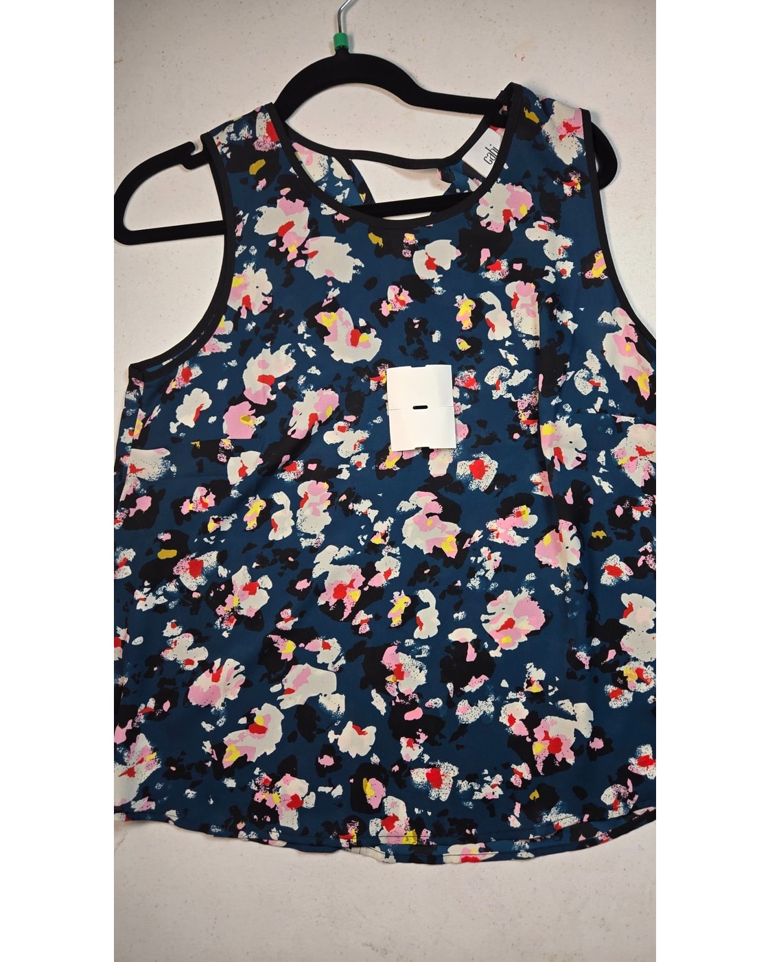 cabi Abstract Floral Blouse