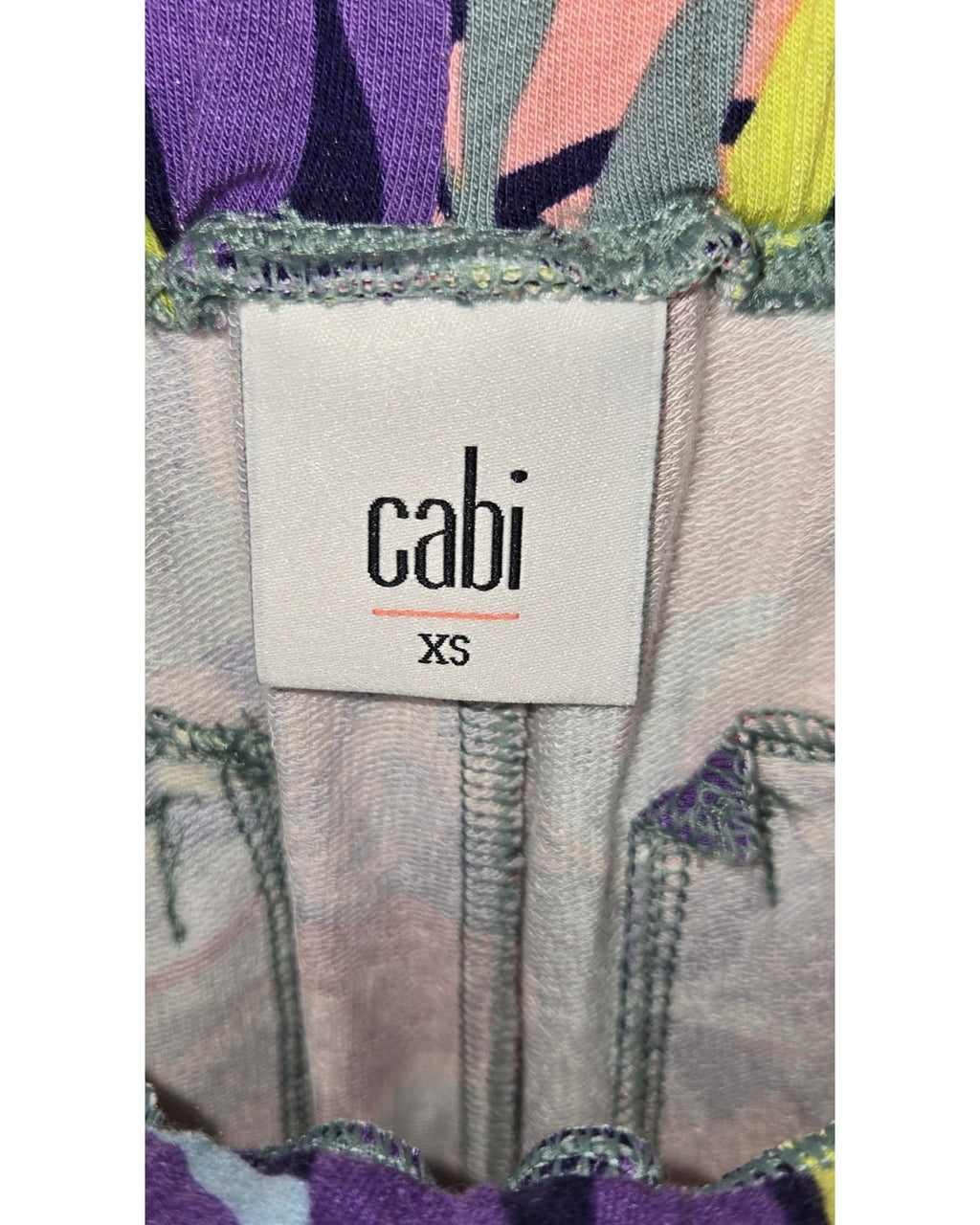 cabi Tropical Print Jogger Pants 5966