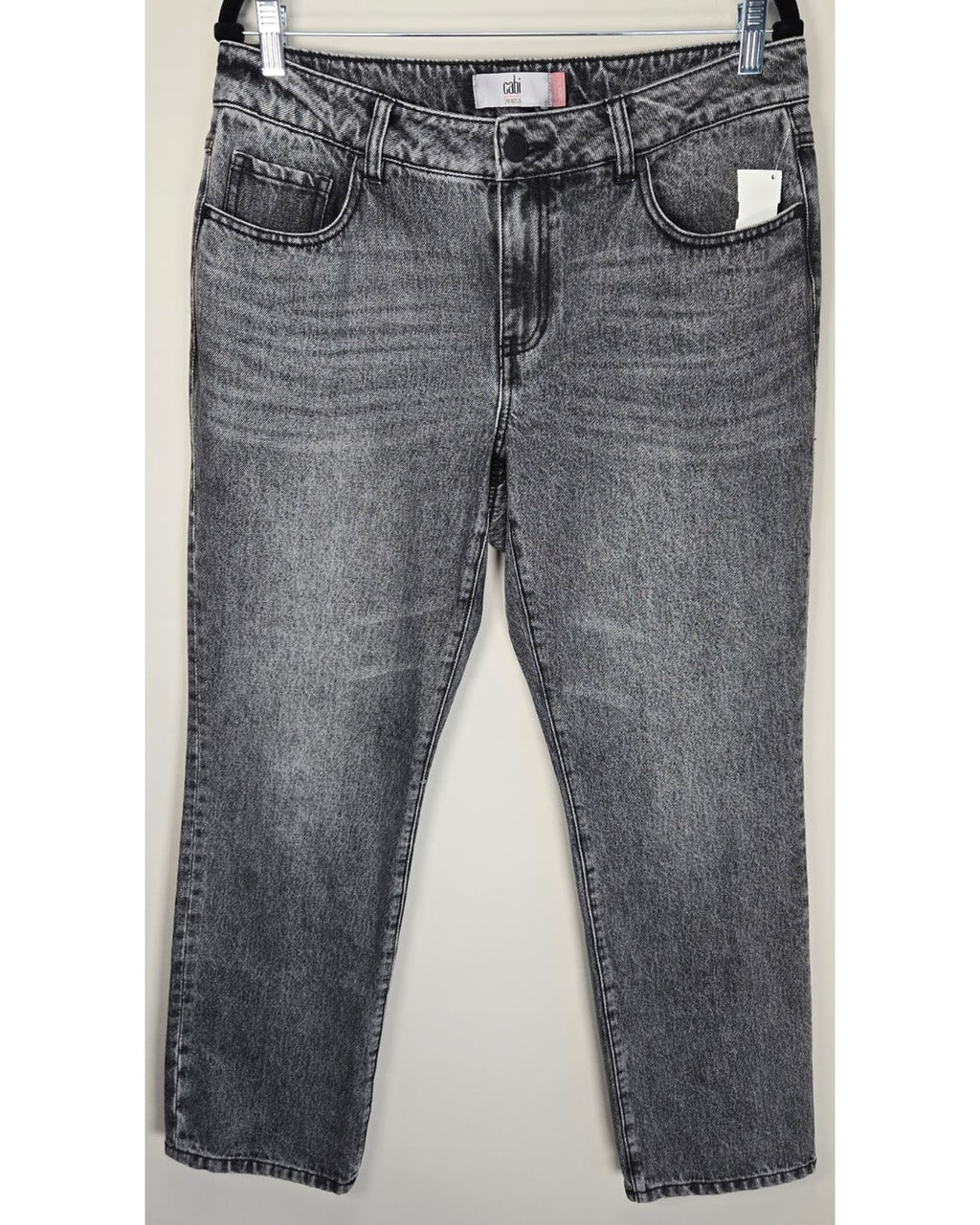 cabi Charcoal Straight Leg Jeans