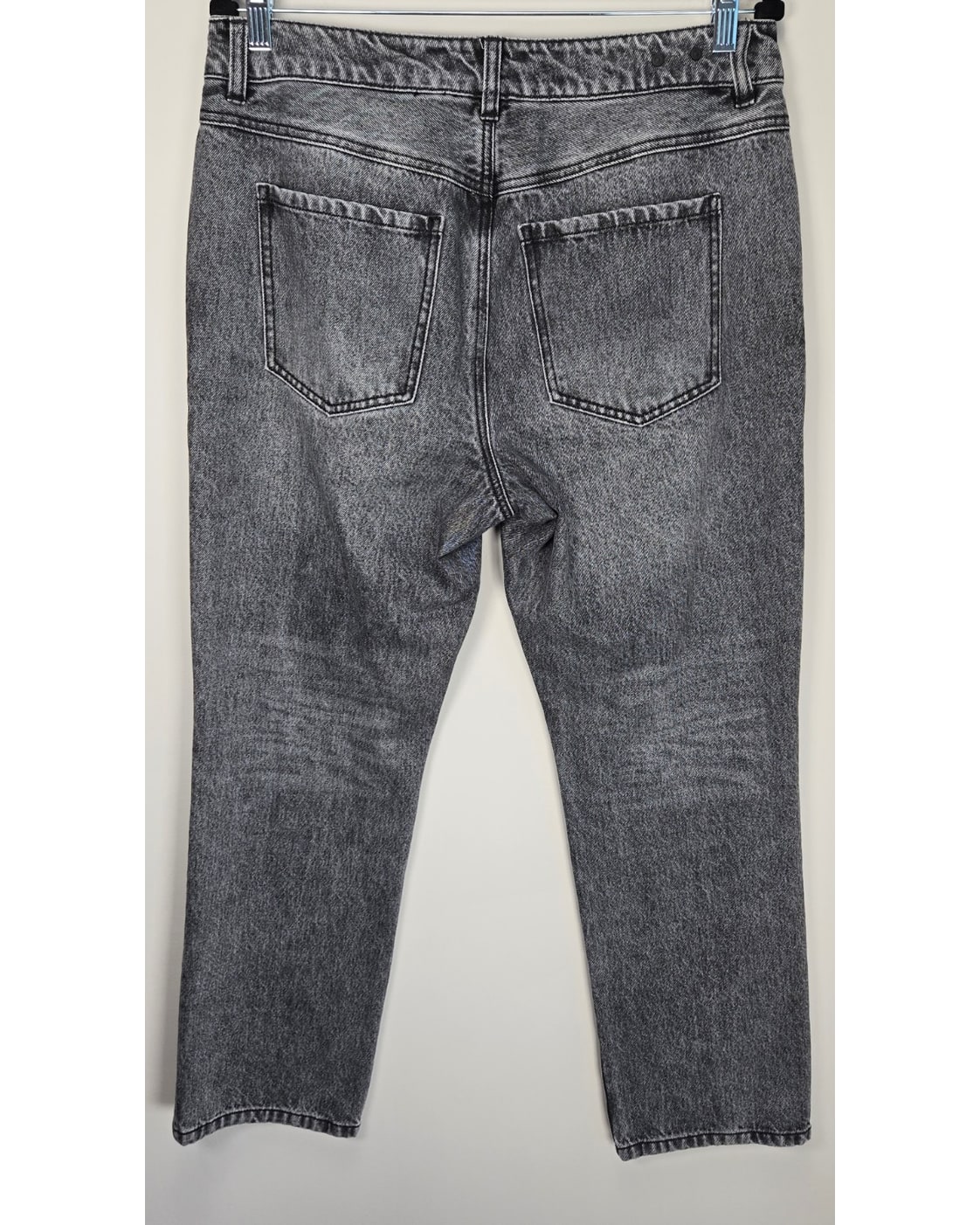 cabi Charcoal Straight Leg Jeans