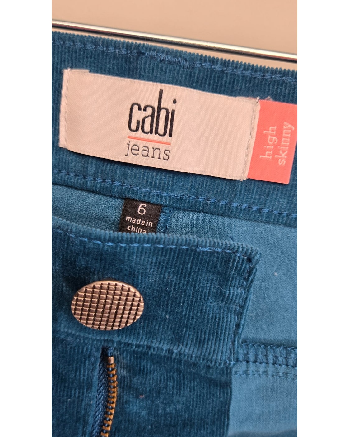Cabi High Skinny Corduroy Jeans
