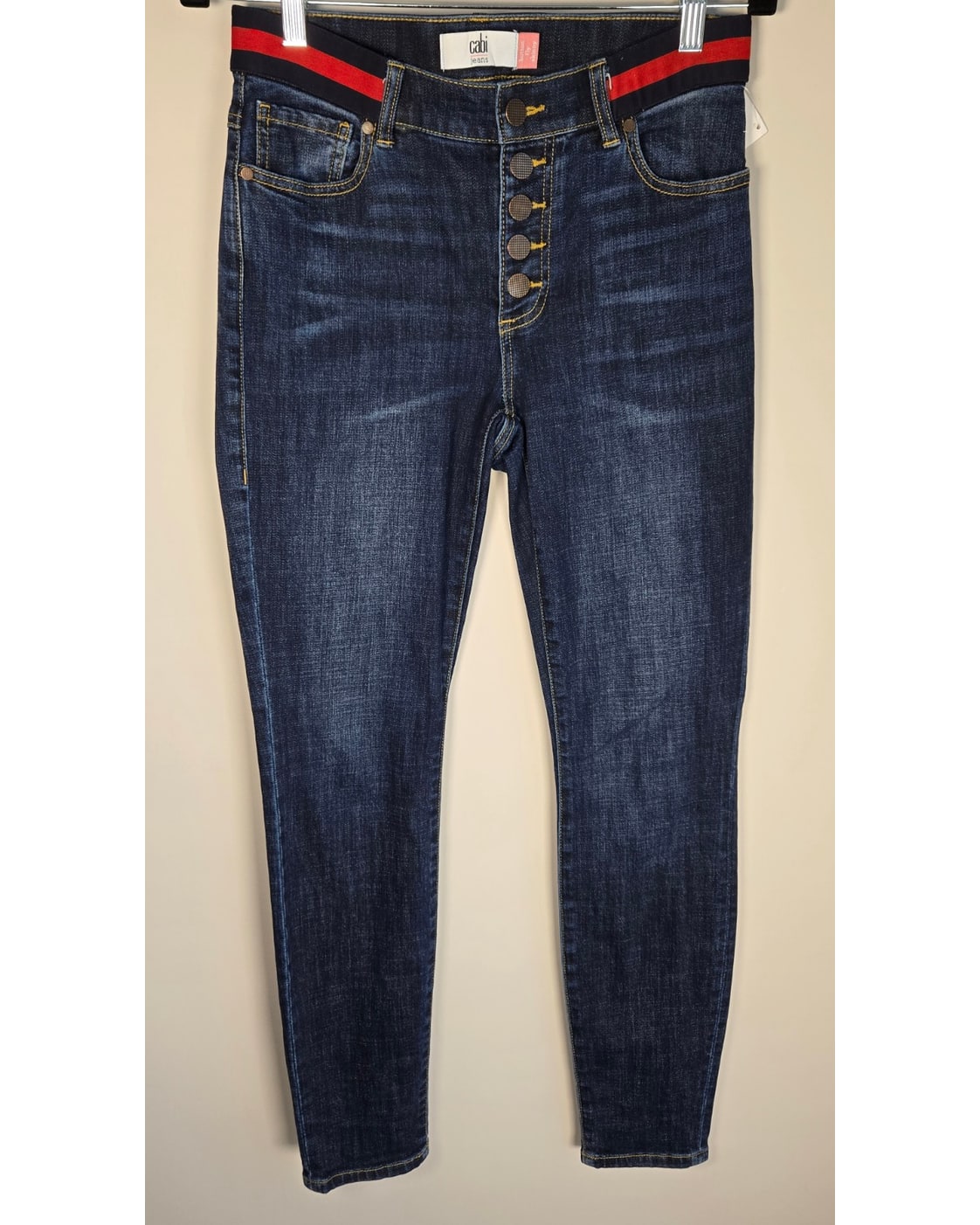Cabi Button Fly Skinny Jeans
