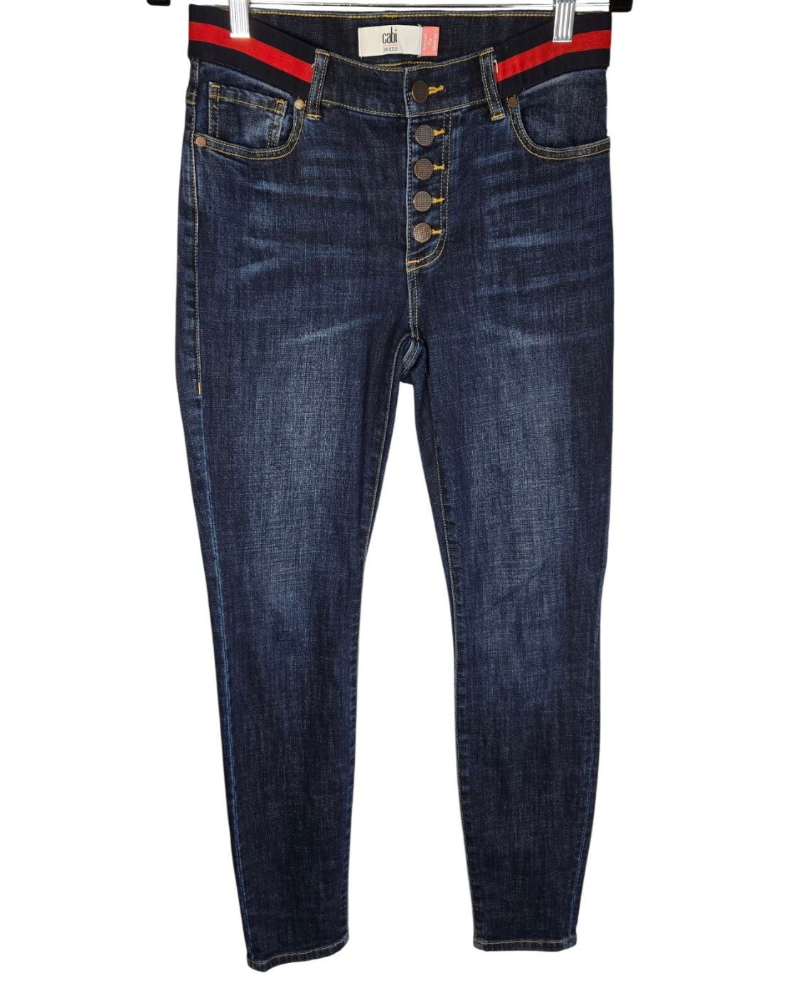 Cabi Button Fly Skinny Jeans