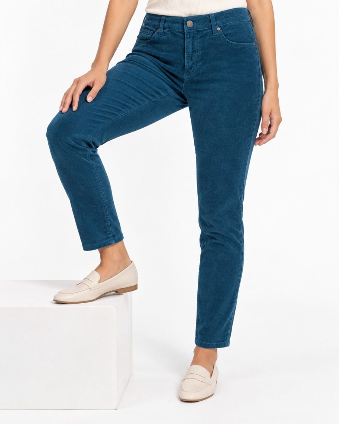 Cabi High Skinny Corduroy Pants