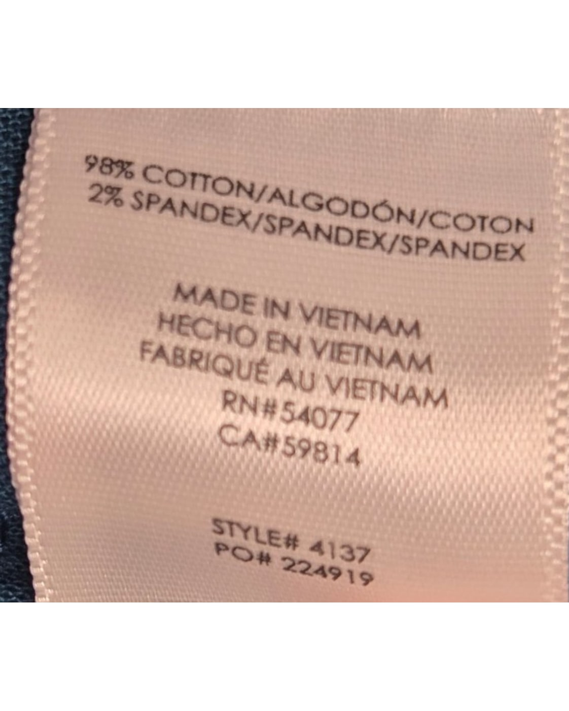 Cabi High Skinny Corduroy Pants