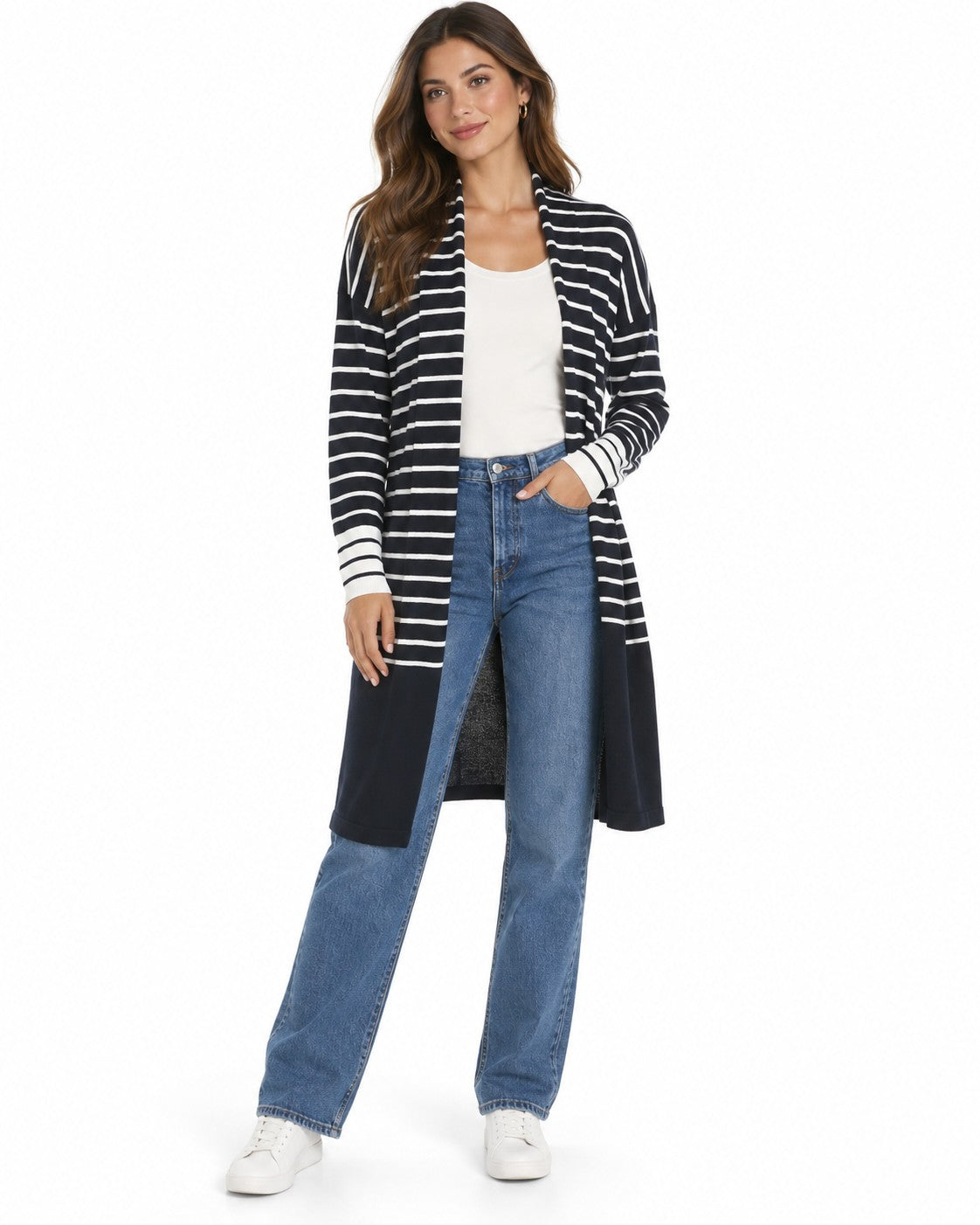 Cabi Boathouse Midi Cardigan