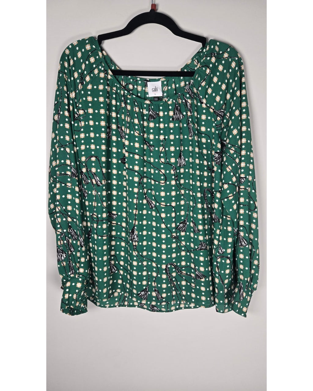 Cabi Printed Knit Blouse