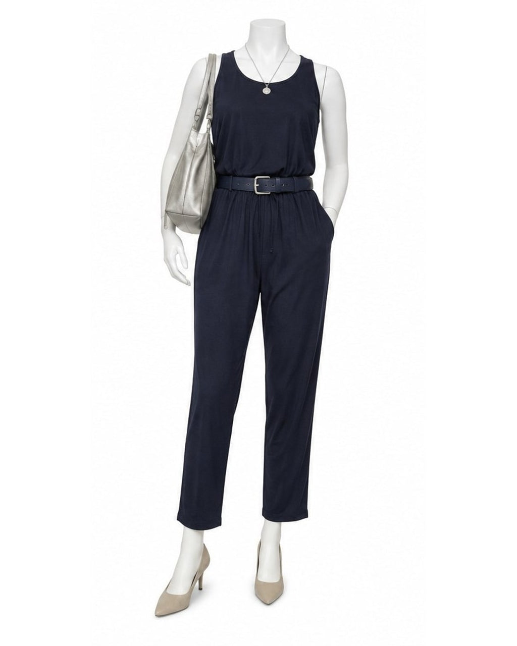 Cabi Sleeveless Wide-Leg Jumpsuit