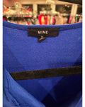 MINE Ruffle Sleeve V-Neck Blouse