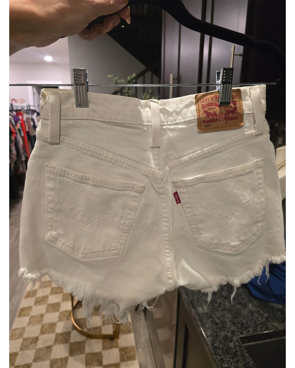 Levi Strauss & Co 501 High-Rise Cutoff Denim Shorts - Style# 501