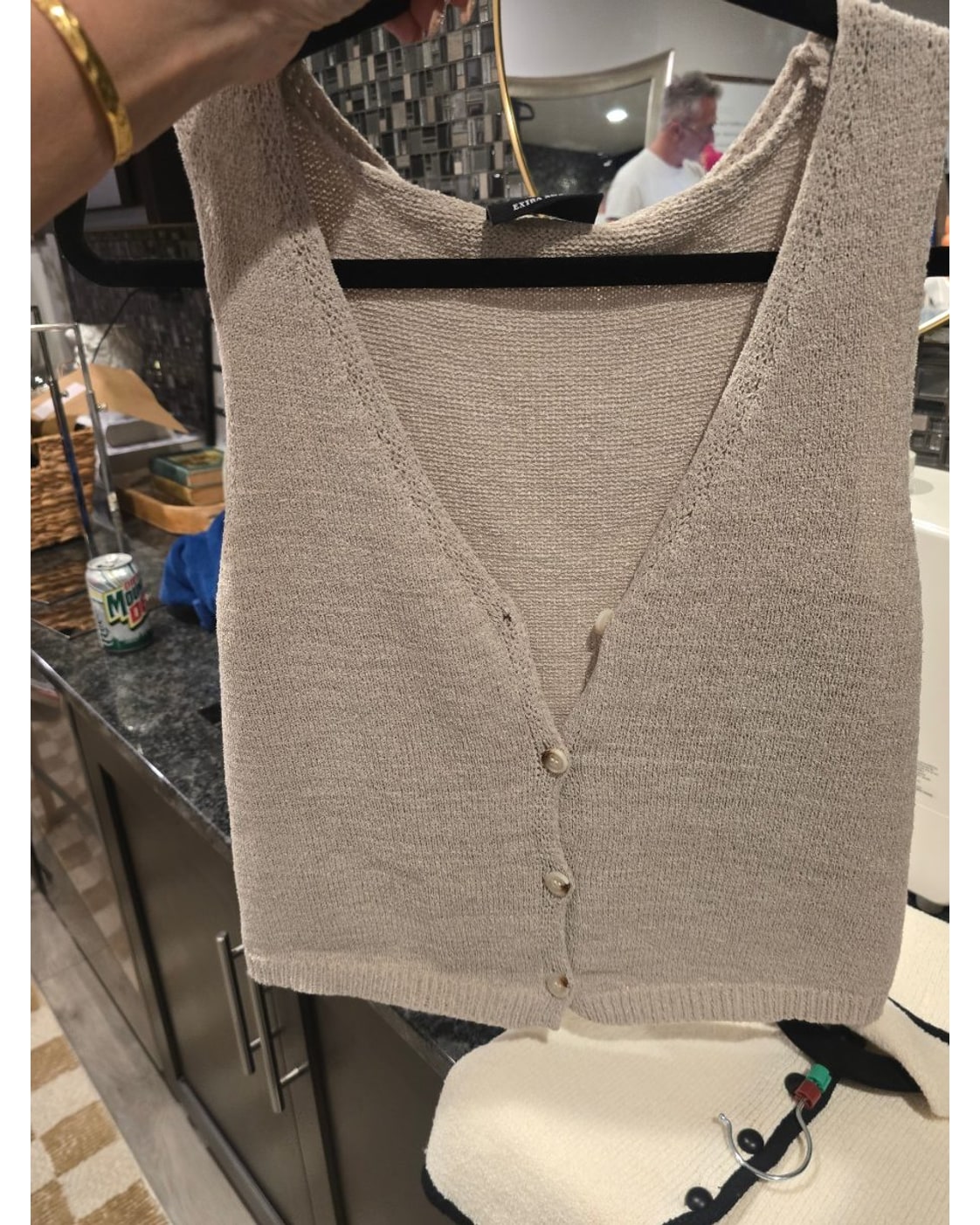 VICI Button-Front Knit Vest