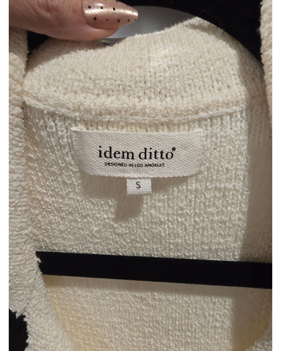 idem ditto Contrast-Trim Knit Vest