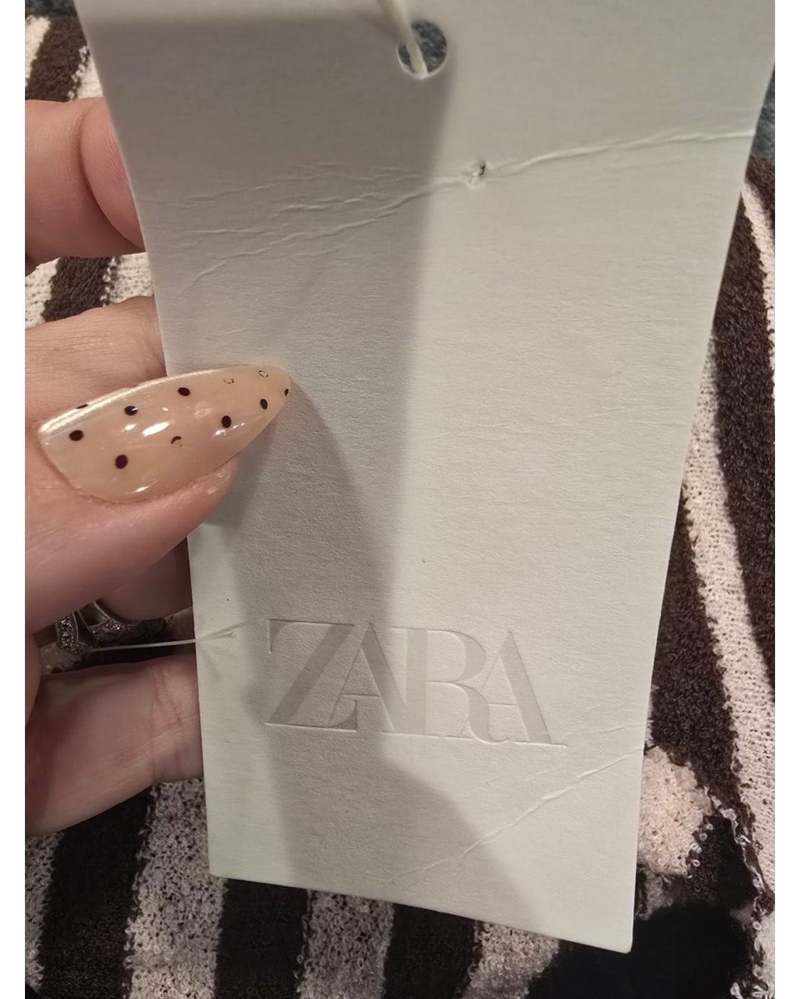ZARA Striped Sleeveless Longline Knit Top - NWT
