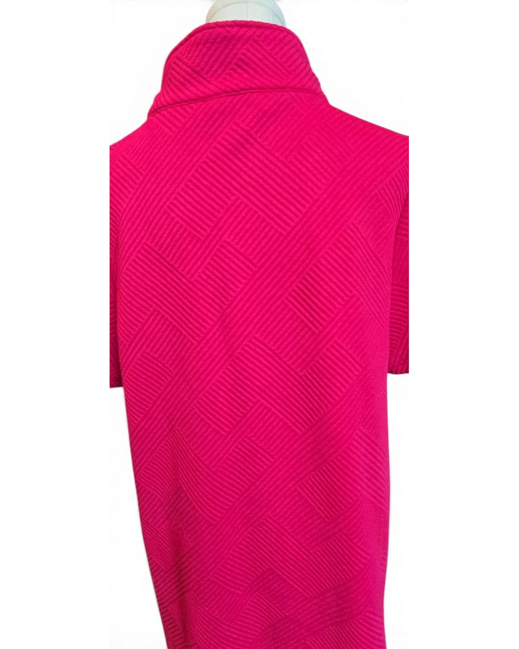 my element BOUTIQUE Textured Half-Zip Mini Dress