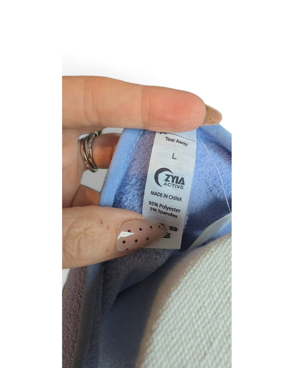 ZYIA ACTIVE Fleece Quarter-Zip Pullover