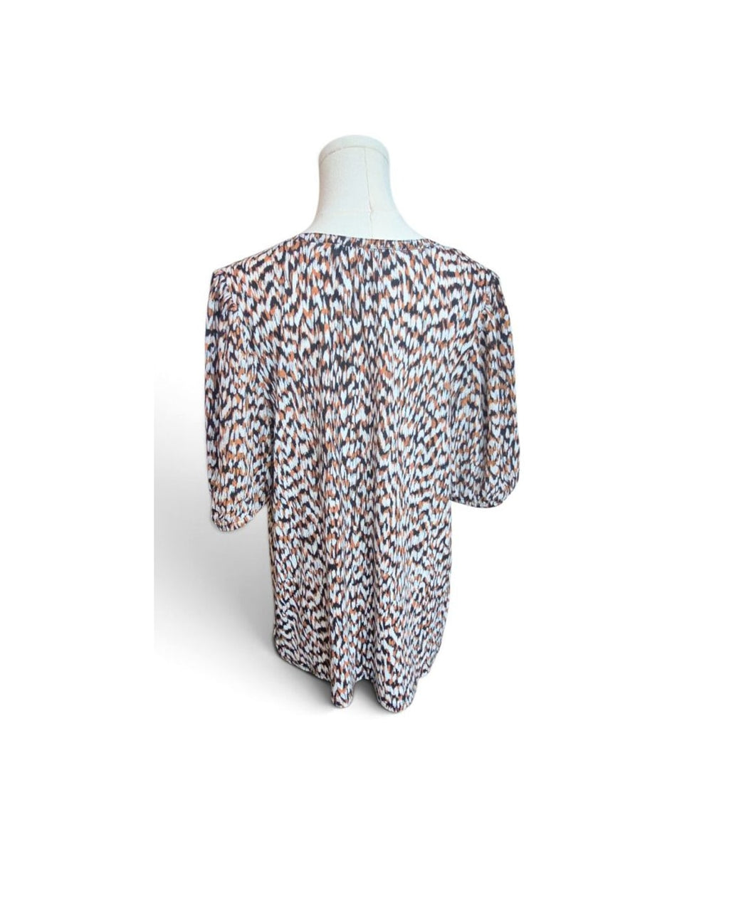 Abstract Print Blouse