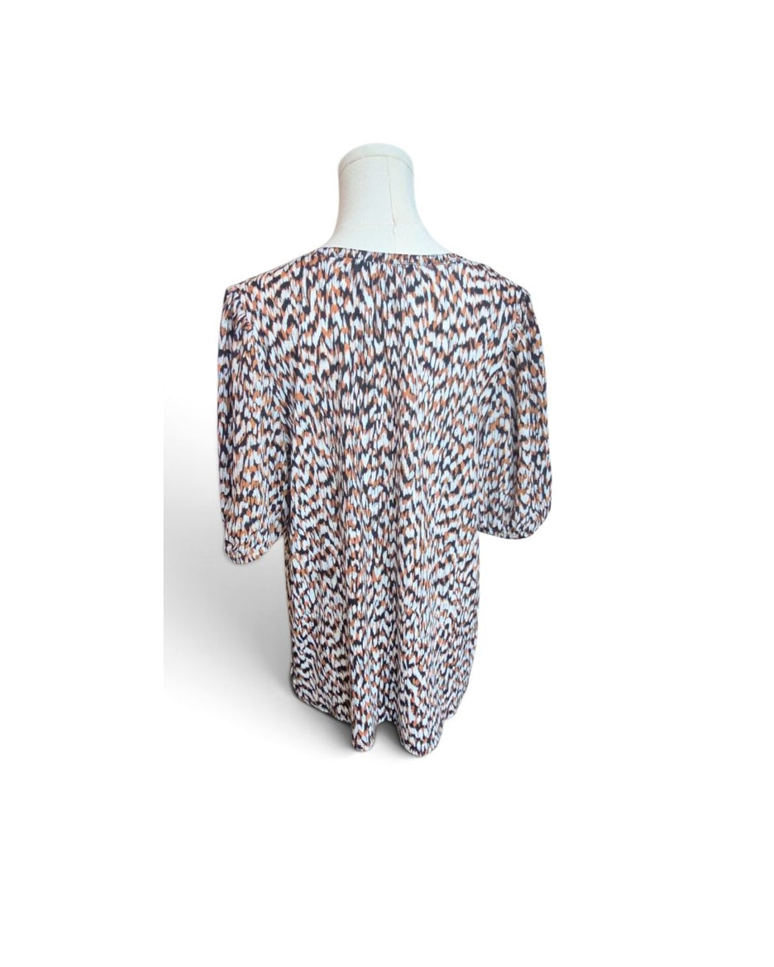 Abstract Print Blouse