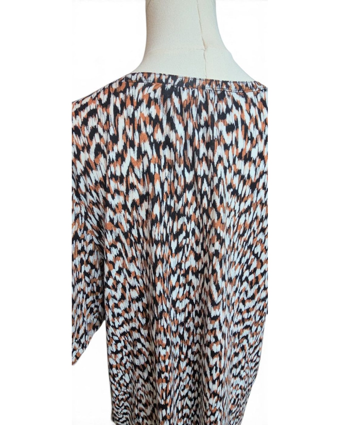 Abstract Print Blouse